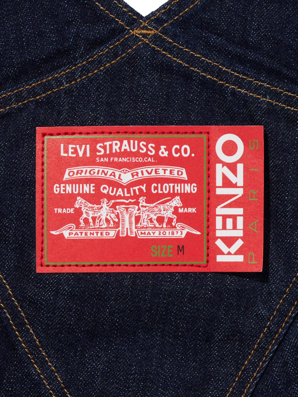 KENZO x LEVI'S® オーバーオール ダークインディゴ DENIM｜リーバイス 